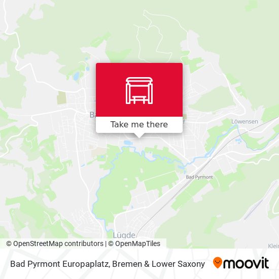Bad Pyrmont Europaplatz map