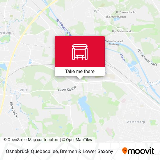 Osnabrück Quebecallee map