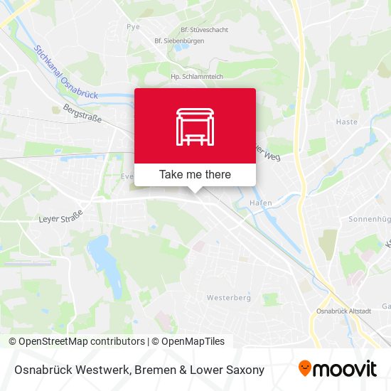 Osnabrück Westwerk map