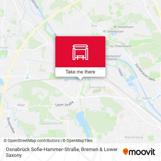 Osnabrück Sofie-Hammer-Straße map