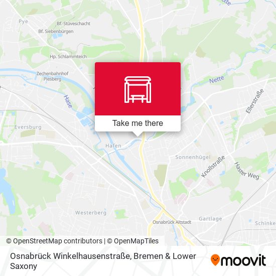 Osnabrück Winkelhausenstraße map