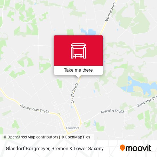 Glandorf Borgmeyer map