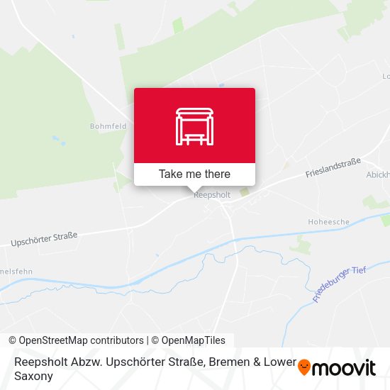 Reepsholt Abzw. Upschörter Straße map