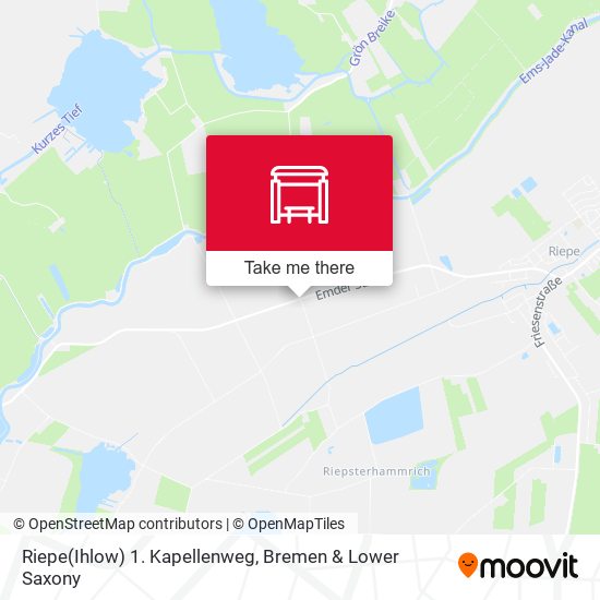 Riepe(Ihlow) 1. Kapellenweg map