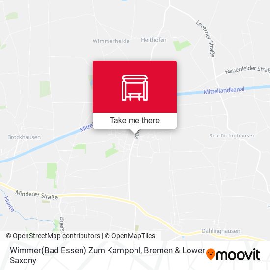 Wimmer(Bad Essen) Zum Kampohl map