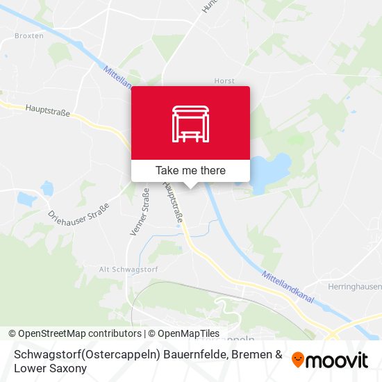 Schwagstorf(Ostercappeln) Bauernfelde map
