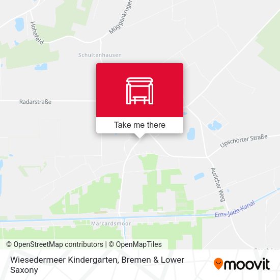 Wiesedermeer Kindergarten map