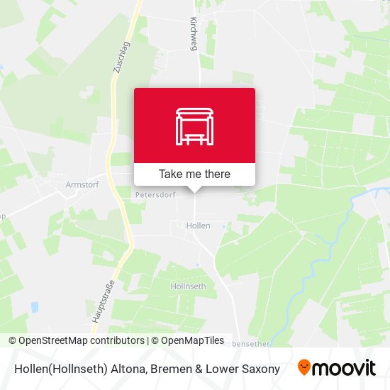 Hollen(Hollnseth) Altona map
