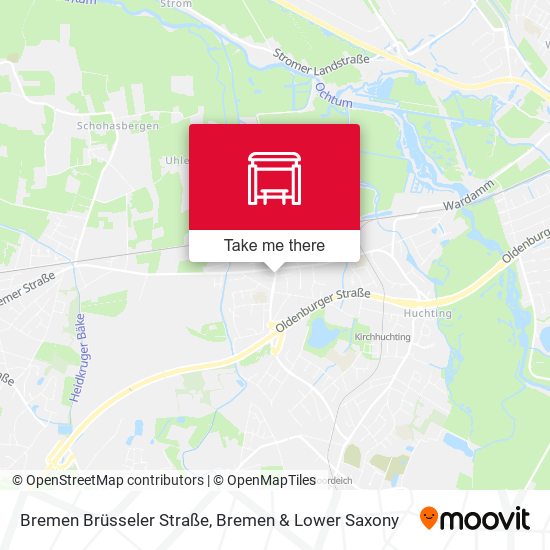 Bremen Brüsseler Straße map