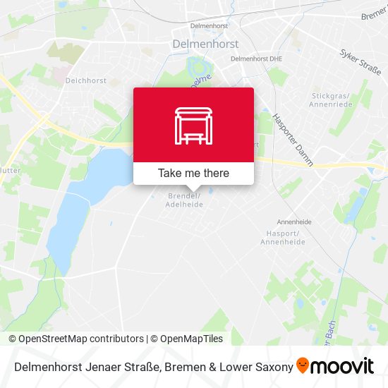 Delmenhorst Jenaer Straße map