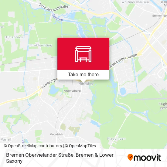 Карта Bremen Obervielander Straße