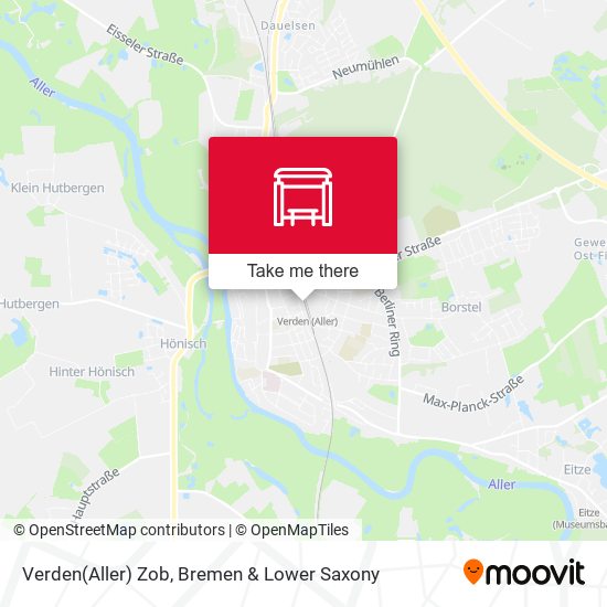 Verden(Aller) Zob map