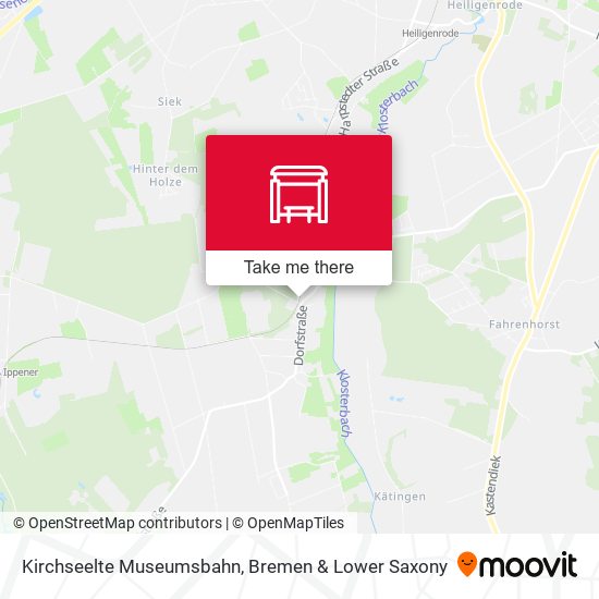 Kirchseelte Museumsbahn map