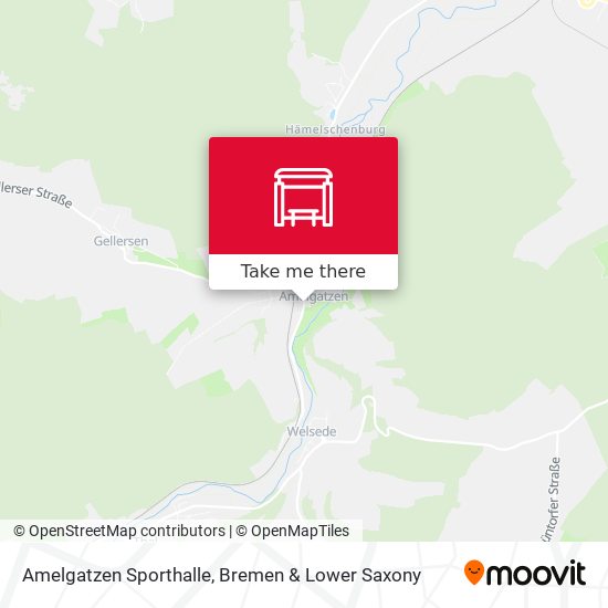 Amelgatzen Sporthalle map