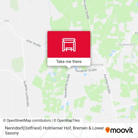 Nenndorf(Ostfriesl) Holtriemer Hof map