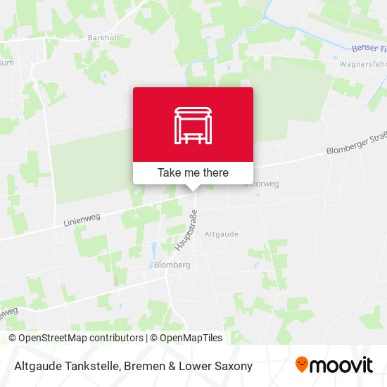 Altgaude Tankstelle map