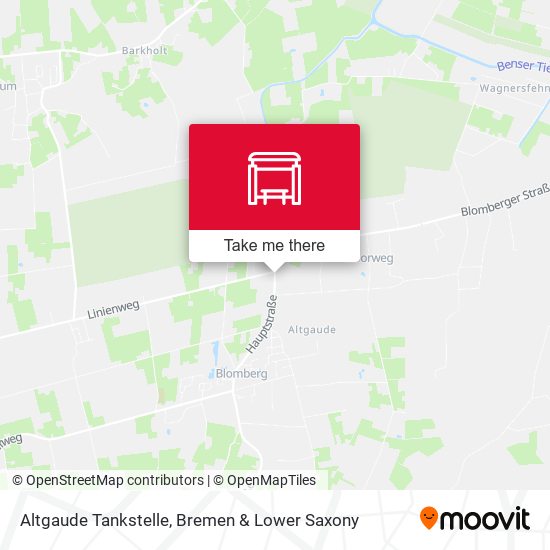 Altgaude Tankstelle map