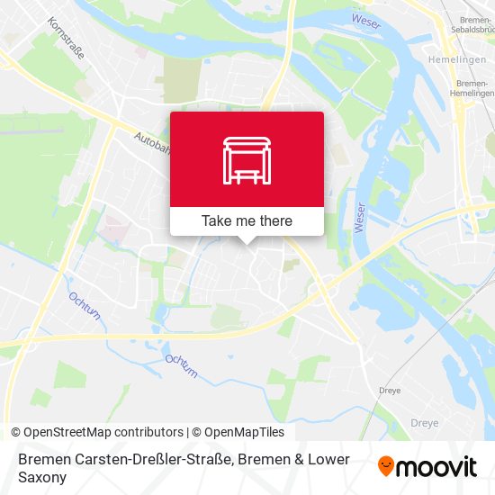 Bremen Carsten-Dreßler-Straße map