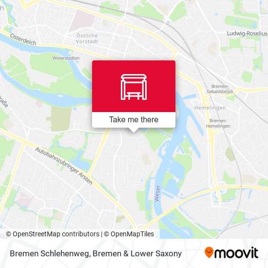 Bremen Schlehenweg map