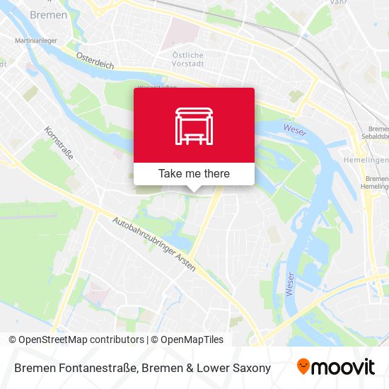 Bremen Fontanestraße map