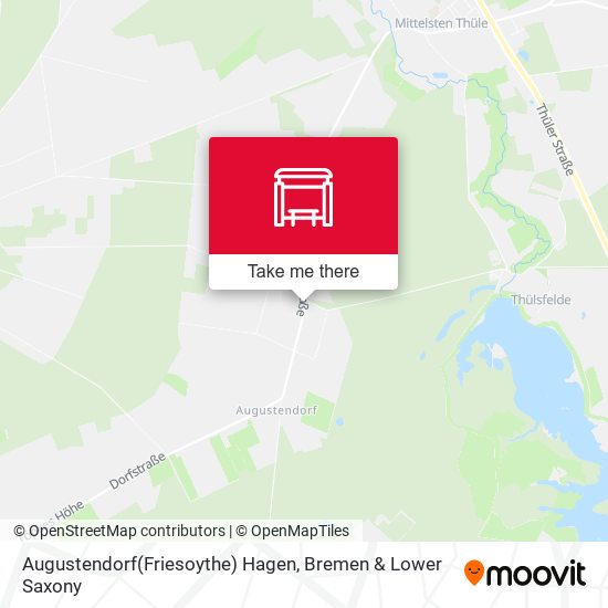 Augustendorf(Friesoythe) Hagen map