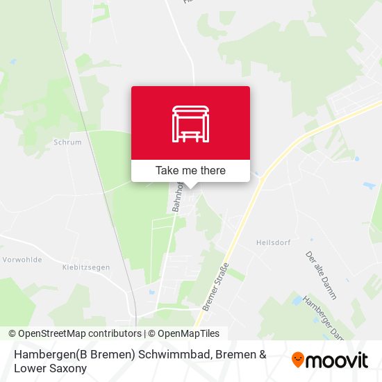 Hambergen(B Bremen) Schwimmbad map
