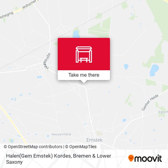 Halen(Gem Emstek) Kordes map