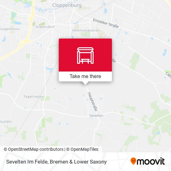Sevelten Im Felde map