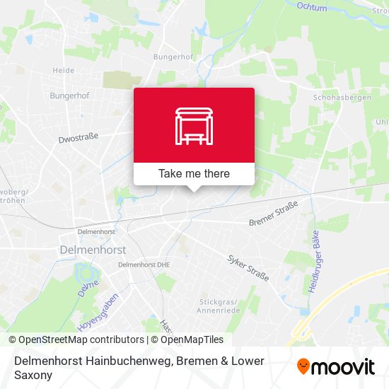 Delmenhorst Hainbuchenweg map