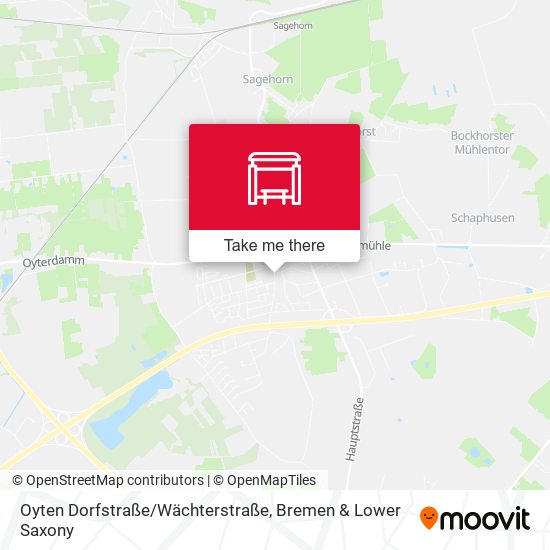 Oyten Dorfstraße/Wächterstraße map