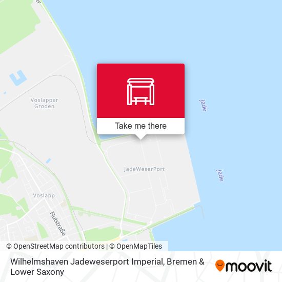 Wilhelmshaven Jadeweserport Imperial map