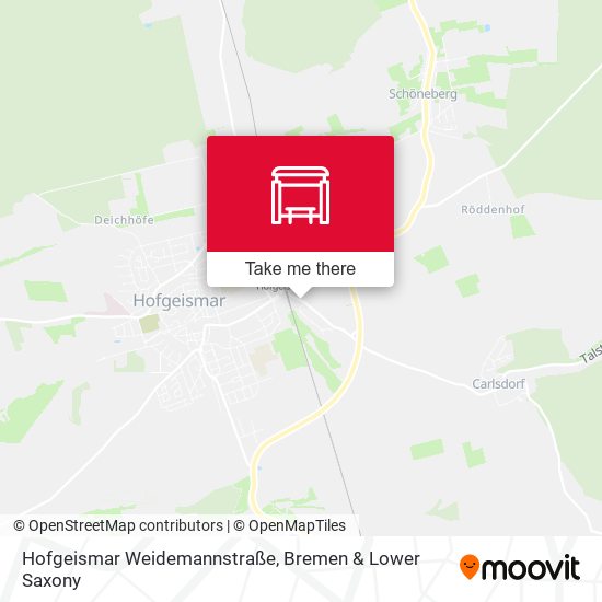 Hofgeismar Weidemannstraße map