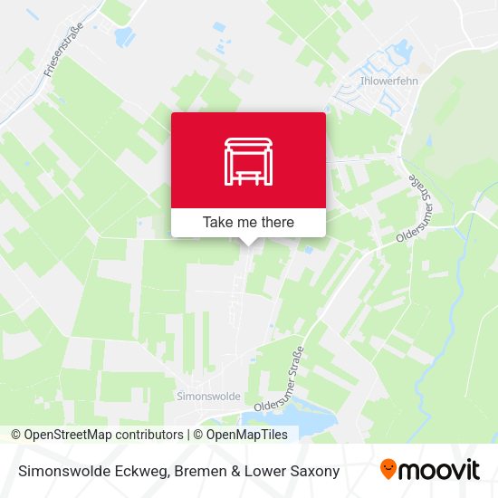Simonswolde Eckweg map
