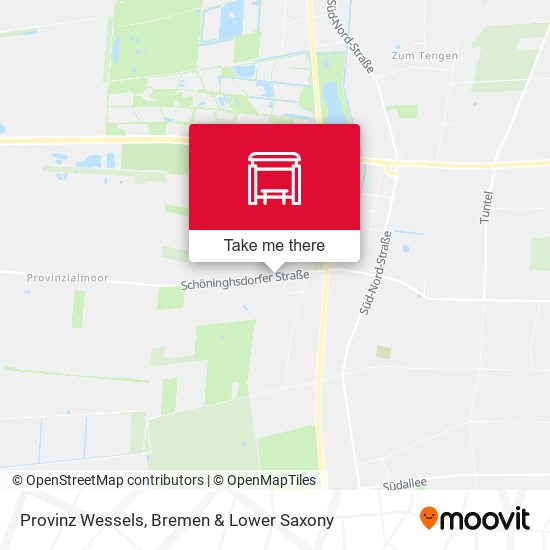 Provinz Wessels map