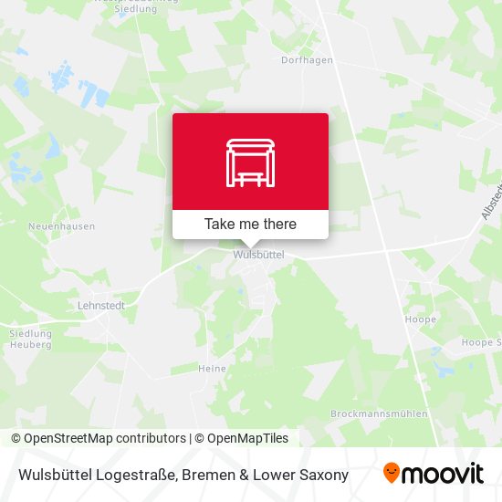 Wulsbüttel Logestraße map