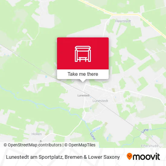 Карта Lunestedt am Sportplatz