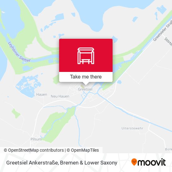 Greetsiel Ankerstraße map