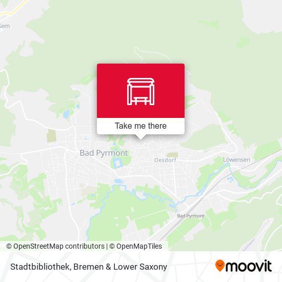 Stadtbibliothek map
