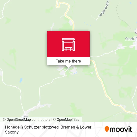 Карта Hohegeiß Schützenplatzweg