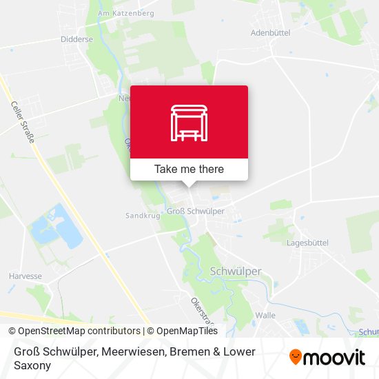 Groß Schwülper, Meerwiesen map