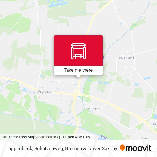 Tappenbeck, Schützenweg map