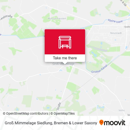 Groß Mimmelage Siedlung map