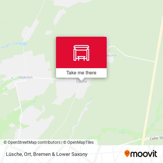 Lüsche, Ort map