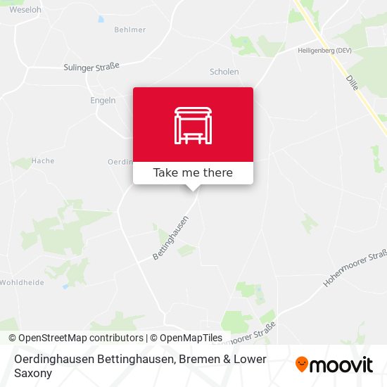 Oerdinghausen Bettinghausen map