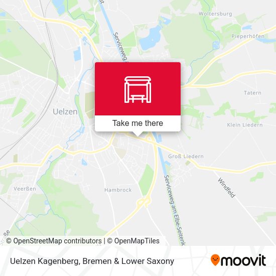 Uelzen Kagenberg map