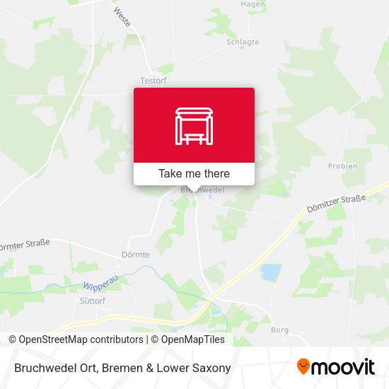 Bruchwedel Ort map