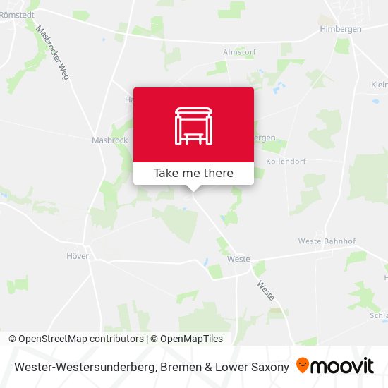 Wester-Westersunderberg map