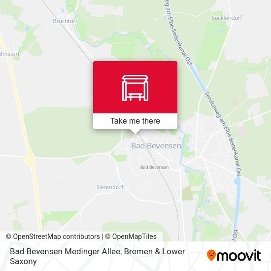 Bad Bevensen Medinger Allee map