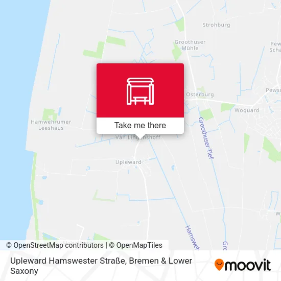 Карта Upleward Hamswester Straße