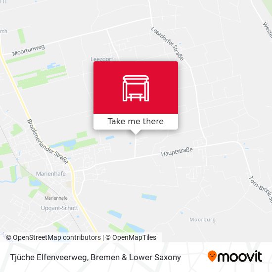 Tjüche Elfenveerweg map